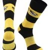 TCK Missouri Tigers Socks Game Day Striped Crew Socks