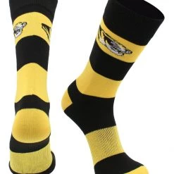 TCK Missouri Tigers Socks Game Day Striped Crew Socks