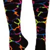 MadSportsStuff Giraffe Over The Calf Athletic Socks (multiple Colors) Softball Socks