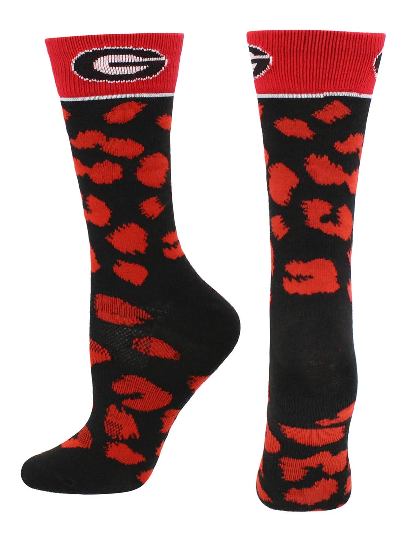TCK Georgia Bulldogs Socks Womens Savage Crew Socks 1 TCK Georgia Bulldogs Socks Womens Savage Crew Socks