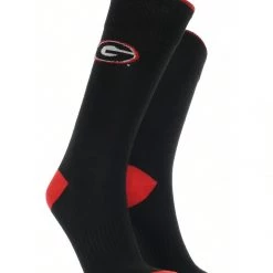 TCK All Schools Georgia Bulldogs Dress Socks Dean's List Crew Length Socks
