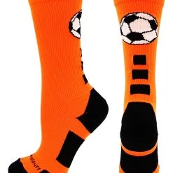 MadSportsStuff Soccer Ball Athletic Crew Socks (multiple Colors)