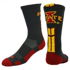 TCK Sports All Schools Iowa State Cyclones Socks Baseline 3.0 Crew