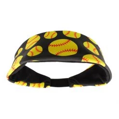 MadSportsStuff Crazy Softball Headband With Softball Logos Headbands
