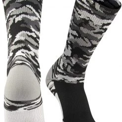 Basketball Socks TCK Sports Elite Woodland Camo Performance Crew Socks