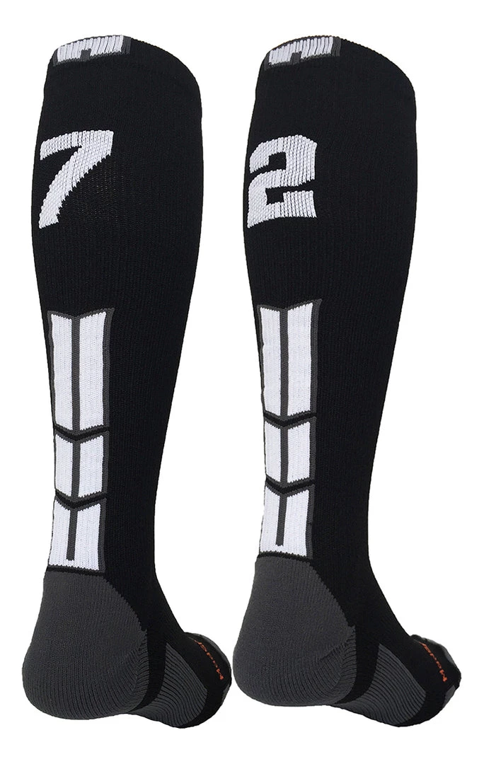 MadSportsStuff Softball Socks Black Player ID Custom Number Over The Calf Socks For Softball Baseball Football Boys And Girls 8 MadSportsStuff Softball Socks Black Player ID Custom Number Over The Calf Socks For Softball Baseball Football Boys And Girls