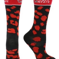TCK Ball State Cardinals Socks Womens Savage Crew Socks