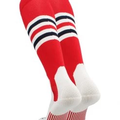 TCK Baseball Stirrup Socks With Stripes Pattern I Baseball Socks