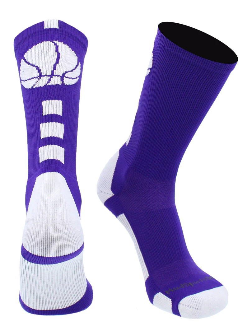 MadSportsStuff Basketball Socks For Boys, Girls, Men, Women- Athletic Crew Socks - Youth And Adult Sizes -Made In The USA 22 MadSportsStuff Basketball Socks For Boys, Girls, Men, Women- Athletic Crew Socks - Youth And Adult Sizes -Made In The USA