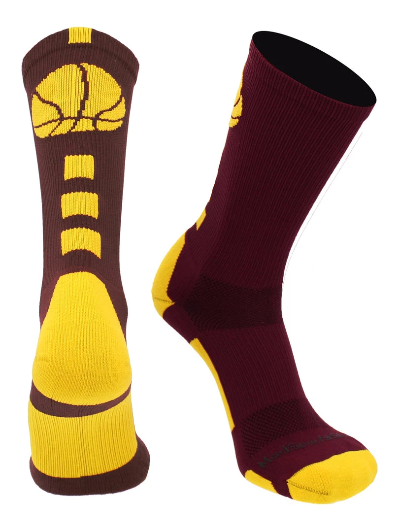 MadSportsStuff Basketball Socks For Boys, Girls, Men, Women- Athletic Crew Socks - Youth And Adult Sizes -Made In The USA 32 MadSportsStuff Basketball Socks For Boys, Girls, Men, Women- Athletic Crew Socks - Youth And Adult Sizes -Made In The USA