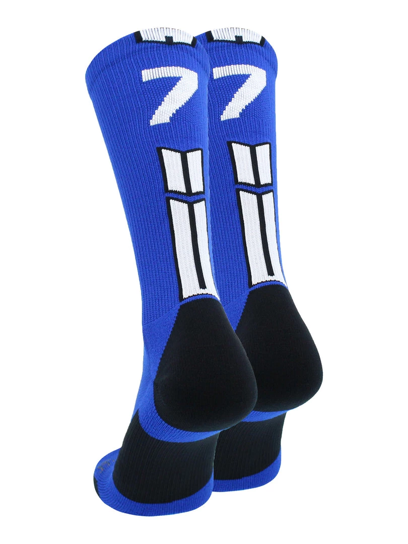 MadSportsStuff Volleyball Socks Royal Player ID Custom Number Crew Socks For Basketball Lacrosse Volleyball Boys And Girls 52 MadSportsStuff Volleyball Socks Royal Player ID Custom Number Crew Socks For Basketball Lacrosse Volleyball Boys And Girls