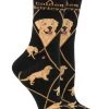 WHD Crazy Socks - Crew Golden Retriever Socks For Women Gift For Dog Lovers