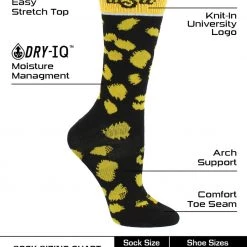 TCK Wichita State Shockers Socks Womens Savage Crew Socks All Schools