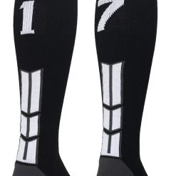 MadSportsStuff Softball Socks Black Player ID Custom Number Over The Calf Socks For Softball Baseball Football Boys And Girls 167 MadSportsStuff Softball Socks Black Player ID Custom Number Over The Calf Socks For Softball Baseball Football Boys And Girls
