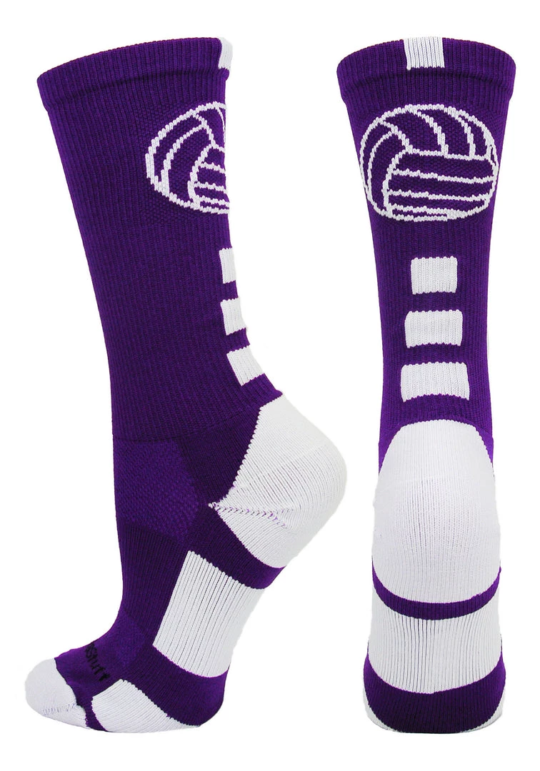 MadSportsStuff Volleyball Socks For Girls, Women & Teens In Crew Length 17 MadSportsStuff Volleyball Socks For Girls, Women & Teens In Crew Length