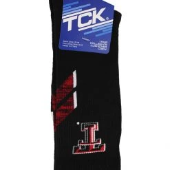 TCK Texas Tech Red Raiders Socks Texas Tech University Red Raiders Champion Crew Socks
