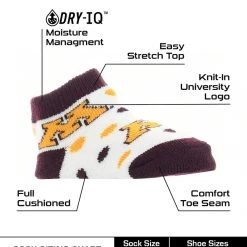 TCK Minnesota Golden Gophers Toddler Socks Low Cut Little Fan All Schools 6 TCK Minnesota Golden Gophers Toddler Socks Low Cut Little Fan All Schools