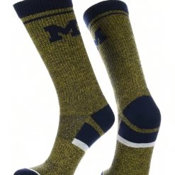 TCK Michigan Wolverines Socks Victory Parade Crew Length