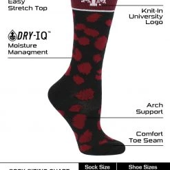TCK Texas A&M Aggies Socks Womens Savage Crew Socks
