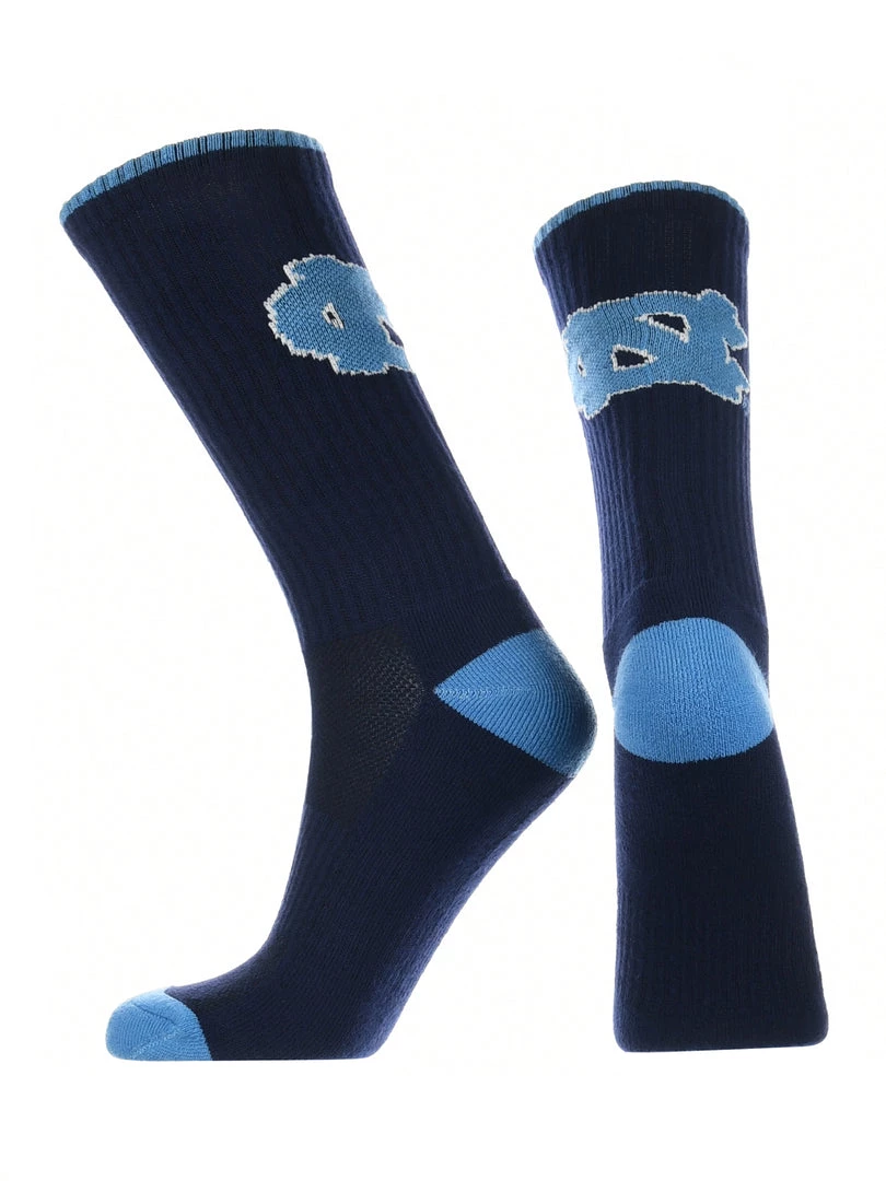 TCK North Carolina Tar Heels Socks Campus Legend Crew Length 2 TCK North Carolina Tar Heels Socks Campus Legend Crew Length