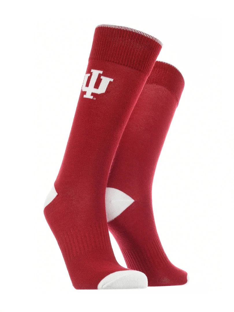 TCK All Schools Indiana Hoosiers Dress Socks Dean's List Crew Length Socks 4 TCK All Schools Indiana Hoosiers Dress Socks Dean's List Crew Length Socks