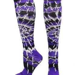 MadSportsStuff Crazy Tie Dye Socks Over The Calf - Softball, Soccer And More