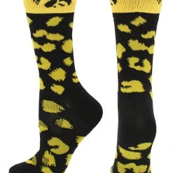 TCK All Schools Iowa Hawkeyes Socks Womens Savage Crew Socks