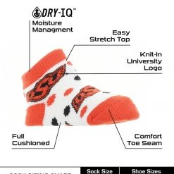 TCK Oklahoma State Cowboys Toddler Socks Low Cut Little Fan