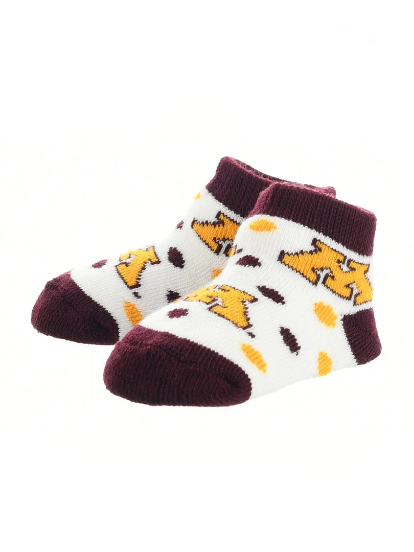 TCK Minnesota Golden Gophers Toddler Socks Low Cut Little Fan All Schools 2 TCK Minnesota Golden Gophers Toddler Socks Low Cut Little Fan All Schools